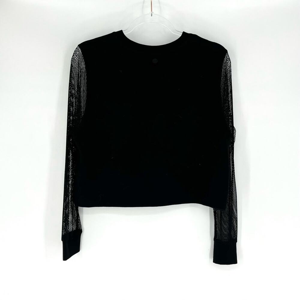 Hunter x Target Mesh Sleeves Pullover Sweatshirt Black Size XS - Picture 5 of 9
